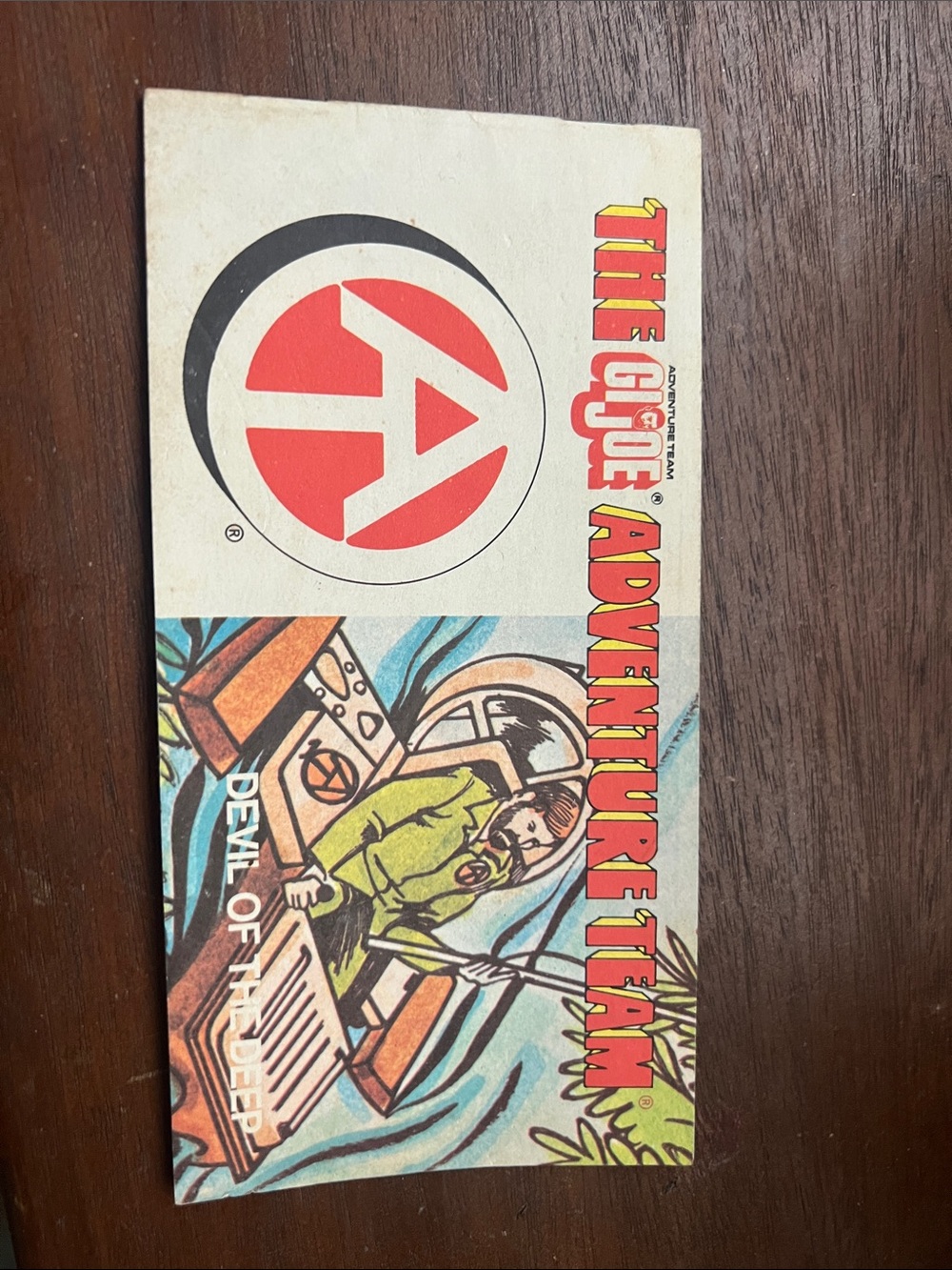 G.I. Joe Adventure Team Comic  Devil of the Deep book by Hasbro 1970